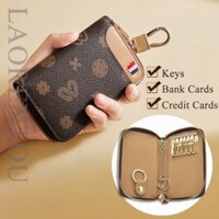 Laorentou Chìa Khóa Túi Thẻ Túi Chìa Khóa Unisex Đa Năng Người Tổ Chức Ví Người Giữ Nhà Thông Minh Xe Chìa Khóa Nhỏ Túi