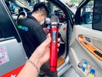 Lắp Amply Micro không dây hát Karaoke xe Toyota innova