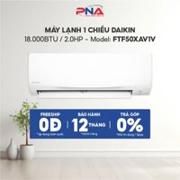 [Lắp đặt HCM] FTF50XV1V I Máy Lạnh Daikin Non Inverter 18.000BTU/2.0 HP/2.0Ngựa