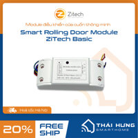 [Lắp đặt HN] Tặng kèm củ nguồn - Bộ điều khiển cửa cuốn, cửa cổng tự động ZiTech Basic, sử dụng App Smart Life hoặc Tuya