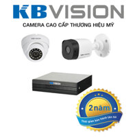 Lắp đặt trọn bộ 02 camera giám sát Full HD Kbvision