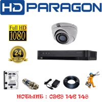 Lắp Đặt Trọn Bộ 1 Camera Hdparagon 2.0Mp (Prg-21900)