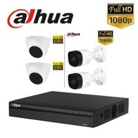 Lắp Đặt Trọn Gói Bộ 1 – 4 Camera Dahua Full HD 1080P