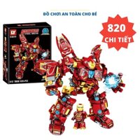 Lắp ghép - 76038 Xếp Hình Bộ Giáp Hulkbuster Đỏ Khổng Lồ 820 Mảnh