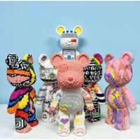 LẮP GHÉP mô hình Bearbrick gấu 47cm Nhiều Màu (Hoả Tốc Hà Nội)