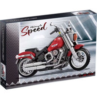 Lắp ghép Mô hình Siêu Xe Harley Davidson Fat Boy 1251pcs 91025