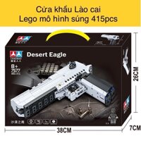 lắp ghép mô hình súng lục bạc desert Eagle PUBG