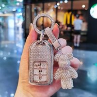 Lấp Lánh TPU Chìa Khóa Dành Cho Xe Honda CRV CR-V Fit Civic Accord HR-V HRV City Odyssey XR-V Xe Ô Tô Từ Xa Hộp Chìa Khóa Bảo Vệ Toàn Diện Móc Khóa Phụ Kiện
