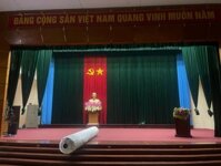 Lắp phông rèm hội trường cho trường học