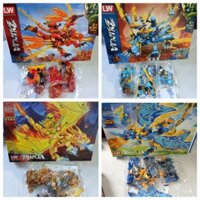 Lắp ráp 1 hộp Ninjago Cưỡi Rồng lớn các loại 1023 hoặc 1045 hoặc 82205 có nhiều mẫu