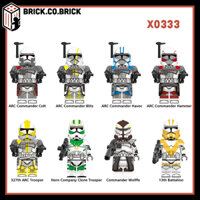 Lắp ráp Chiến tranh Star Wars Binh Lính Clone Troopers Nhân Vật Nhỏ Đồ chơi XINH X0333