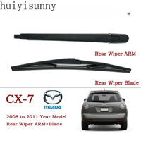 Lắp ráp gạt nước phía sau HYS Mazda CX7 (Bộ / Cánh tay / Lưỡi / Đai ốc Nắp) cho 2008 đến 2011 Năm CX-7 Cần gạt nước cửa sổ phía sau ô tô từ khăn lau