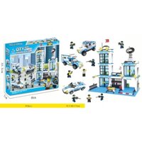 Lắp ráp Ghép Hình Trụ Sở Cảnh Sát POLICE CITY 818PCS SP622