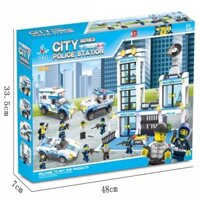 Lắp ráp Ghép Hình Trụ Sở Cảnh Sát POLICE CITY 818PCS SP622