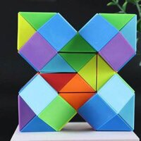 Lắp Ráp Hình Khối Cube Twist Rắn Lắp Ráp Hình Khối Cube Twist Cho Trẻ 8 + Tuổi Đồ Chơi Cảm Giác Rắn 24 Phần Phát Triển Trí Tưởng Tượng Khối Rắn Relief Lo Âu Giải Đố Xoay Thần Tài Giáo Dục Quà Tặng Giáng Sinh Khối Rắn Cho Trẻ Em