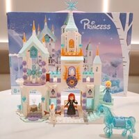 Lắp ráp Lâu đài tuyết công chúa ELSA Frozen - đồ chơi Lego cho bé gái