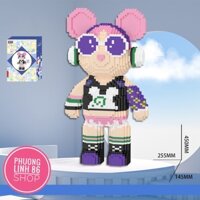 Lắp Ráp le.go bộ đồ chơi Mô Hình Gấu DJ cho trẻ em G2