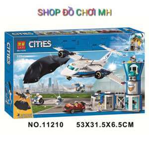 Lắp ráp Lego City máy bay cảnh sát 559 miếng ghép LARI 11210