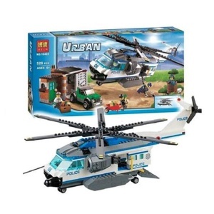 Lắp ráp Lego City máy bay cảnh sát 528 miếng ghép BELA 10423
