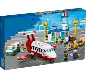 Lắp ráp Lego City máy bay chở khách 322 miếng ghép LARI 11615