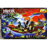 Lắp ráp Lego Ninjago Movie 70738 Bela 10402 lezi 82202 : Chuyến Bay Cuối Của Phi Thuyền Chỉ Huy 989 mảnh