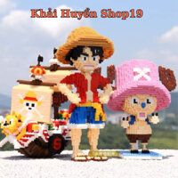 Lắp ráp Lego One piece Luffy Chopper cỡ lớn, lego pikachu Luffy Đồ chơi lắp ráp cho bé