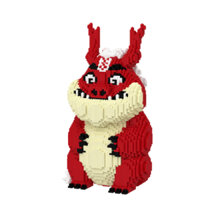 lắp ráp LEGO rồng đỏ