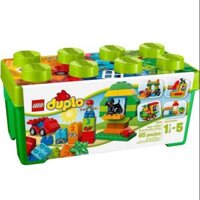 Lắp ráp LEGO Thùng Gạch Xanh DUPLO Vui Nhộn (65 Mảnh Ghép) - 10572 (Đồ Chơi)