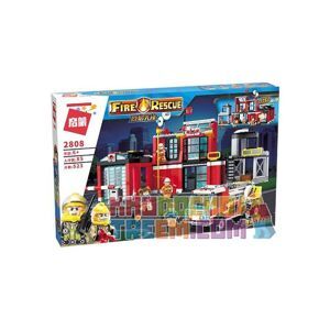 Lắp ráp Lego Trạm Cứu Hỏa - enlighten 2808