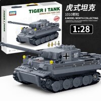 Lắp Ráp Lego Xe Tăng Đức Tiger Tank War 6104 Tương Thích Với Lego