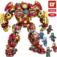 Lăp ráp Marvel Robot Hulkbustettr của Người sắt LY 76026