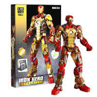 Lắp ráp mô hình super heroes ironman 6011 iron hero MARK XLII mechanical phiên bản mới nhất