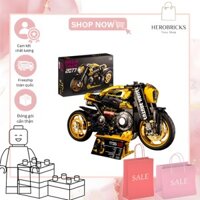 Lắp ráp mô hình technic 10506 xe moto hairley punk 2077 mẫu cá tính