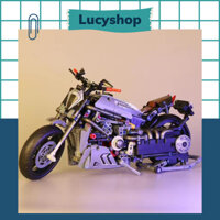 Lắp ráp mô hình technic 672002 XE MOTO DUCATI CICH BRICK motorbike devil rapid