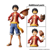 Lắp Ráp Mũ Rơm Thay Đổi Khuôn Mặt Mỉm Cười Luffy Búp Bê Trang Trí Quà Tặng Sinh Nhật- Mô Hình Once Piece
