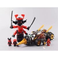 Lắp ráp Ninjago 11163 / 31183 / 44008 Cổ xe máy khoan của Cole