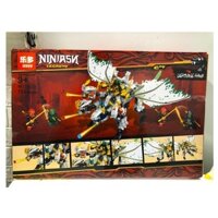 Lắp Ráp Non Lego - Lezi 76023 ( Xếp Hình Ninjago Rồng Bốn Đầu Đại Chiến 951 Mảnh )