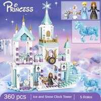 Lắp ráp - Princess 7008 ( Xếp Hình Lâu Đài Của Công Chúa Tuyết Elsa Và Bạn 360 Mảnh )