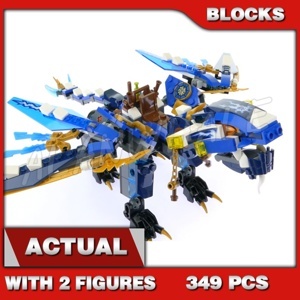 Lắp ráp rồng chiến Điện của Ninja Jay Bela 10446