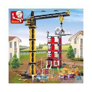 Lắp ráp Sluban công trường xây dựng cao ốc M38-B0555