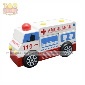 Lắp ráp xe cứu thương winwintoys 69302