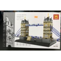 Lắp ráp xếp hình công trình thế giới WANGE 4219 Cầu tháp London