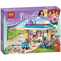 Lắp ráp xếp hình Friends cho bé gái Bella 10537 - Trạm thú y SẴN- có sẵn