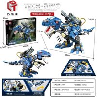 Lắp ráp xếp hình khủng long bạo chúa t rex chiến đấu hiện đại 2104