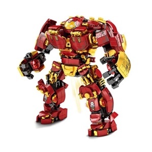Lắp ráp xếp hình mô hình  marvel robot hulkbuster iron man super  heroes ly76015 - 650 khối