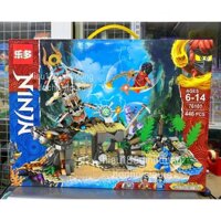 Lắp ráp xếp hình ninjago Ngôi Làng Rừng Xanh 76101