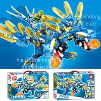 Lắp ráp xếp hình ninjago rồng sấm sét 2 đầu của Jay 68117