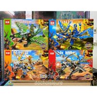 Lắp ráp xếp hình ninjago rồng của các ninja 8125