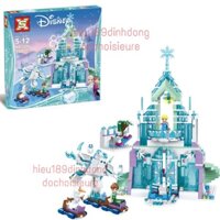 Lắp ráp xếp hình princess lâu đài băng giá của công chúa elsa 3016 85002 25002