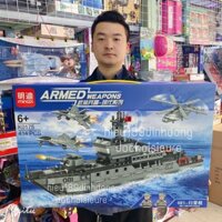 Lắp ráp xếp hình tàu chiến máy bay hộ tống 0175